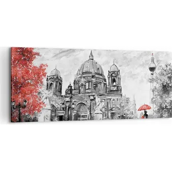 Obraz Foto obraz na plátně canvas 100x40 město obývací pokoj ložnice na zeď velký