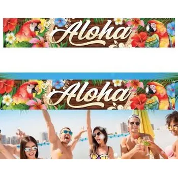 Party dekorace Banner - plachta Hawaii - havaj - Aloha - 290 x 50 cm