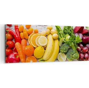 Obraz Foto obraz na plátně 100x40 gastronomie obývací pokoj ložnice na zeď velký