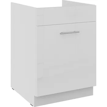 Stolarz Lempert Dřezová kuchyňská skřínka Lara 60 ZL 1S BB PREMIUM BOX Zvolte barevné provedení: Bílá lesk
