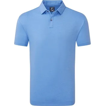FootJoy Heather Self Collar Lisle pánské polo, modré pánské, M