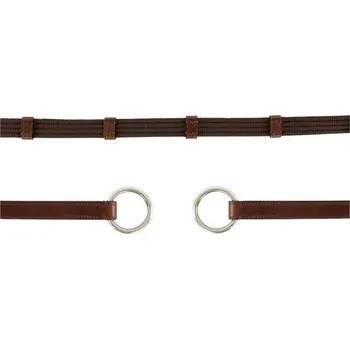 Otěže BR s koužky oak/silver FULL