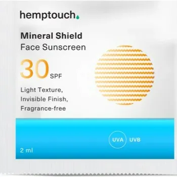 Přípravek na opalování Hemptouch Opalovací krém na obličej Mineral Shield Face Sunscreen SPF 30 Velikost: 2 ml