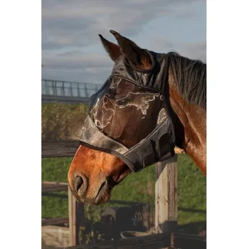 Koňská maska proti hmyzu Maska proti hmyzu HARRY'S HORSE Flyshield bez uší FULL