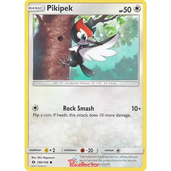 Sběratelská karetní hra Pikipek 106/149 - Sun & Moon Typ karty: Non-Holo