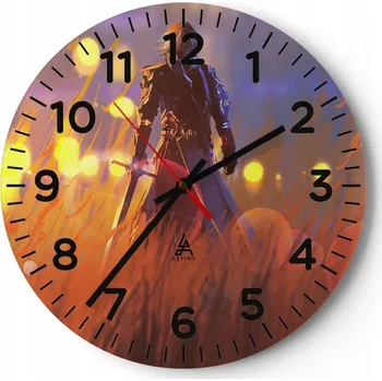 Hodiny Kuchyňské nástěnné hodiny 30x30 Abstrakce Moderní skleněné hodiny Tiché