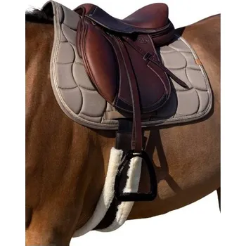 Všestranná podsedlová dečka EQUITHEME Shiny light brown VS