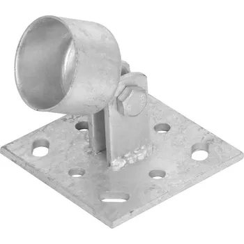 Příslušenství pro plot Strend Pro Patka METALTEC, pro 48 mm podpěru, pro kotvení, kloubová, Zn