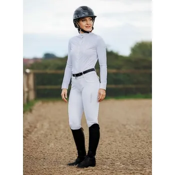 Jezdecké kalhoty Dámské jezdecké rajtky EQUITHEME Originals Beverly white (42)