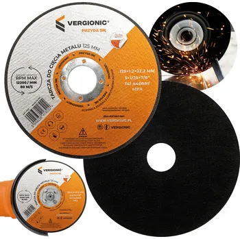 Řezný kotouč Řezný kotouč na kov 125x1,2x22,2 VERGIONIC