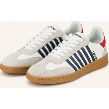 Pánské tenisky dsquared2 Pánské Sneakersy, bílá / béžová / tmavě modrá, 43