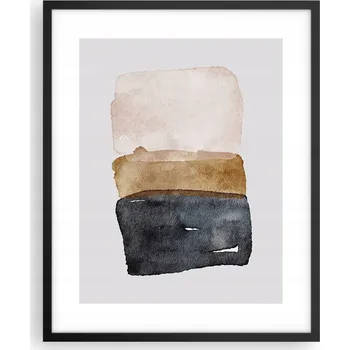Obraz Obraz plakát na zeď v černém rámu 40x50 abstrakce plakáty do obýváku