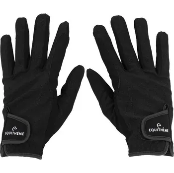 Rukavice Dámské rukavice EQUITHEME Savage černé (M)