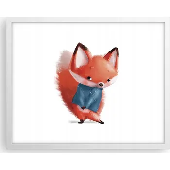 Obraz Obraz plakát v bílém rámu 50x40 na zeď, dětský motiv, foto do obýváku