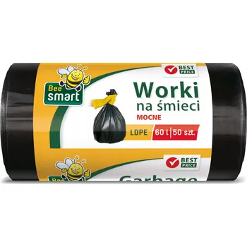 Pytle na odpadky Bee Smart pytle na odpad LDPE 60L 50 ks