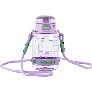 LÁHEV NA VODU LAHEV NA PITÍ 700ml s ramenním popruhem, fialový KITE