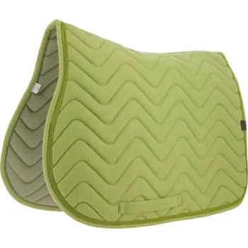 Všestranná podsedlová dečka EQUITHEME Chevron zelená VS