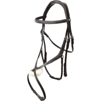 Uzdečka HORZE Monterrey s mexickým nánosníkem koňak FULL