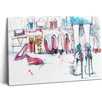 Obraz Fotoobraz s motivem koníčku, ženský prvek, do obývacího pokoje, 60x40 cm