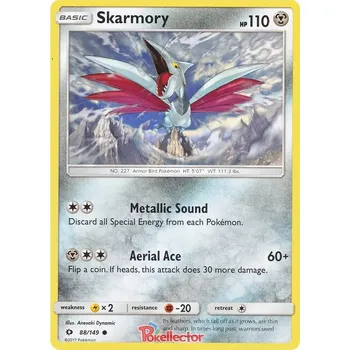 Sběratelská karetní hra Skarmory 088/149 - Sun & Moon Typ karty: Non-Holo