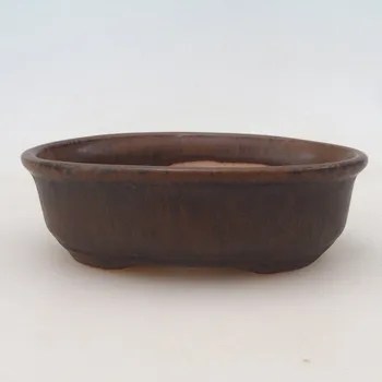 Květináč Bonsai miska H04 - 10,5 x 7,5 x 3 cm. - hnědá