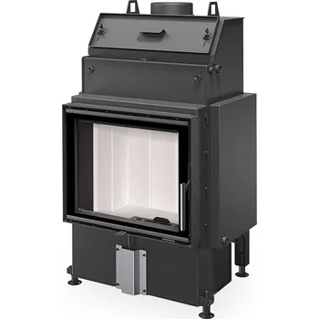 Krbová vložka ROMOTOP HEAT W 4G 59.50.04 krbová vložka 6,5-16,9kW, s teplovodním výměníkem, šedý igniton