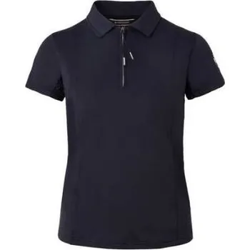 Dámské tričko Dámské jezdecké tričko HORZE Polo Claudine tmavě modré (36)