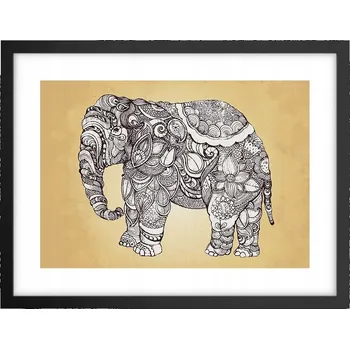 Obraz Obraz plakát v černém rámu do obýváku 40x30 slunce foto plakáty na zeď