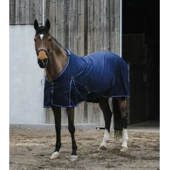 Deka pro koně Lehká stájová deka EQUITHEME Classic navy blue 145cm