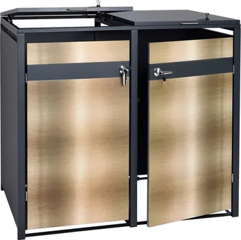 Popelnice Dvojitý přístřešek na popelnici J82