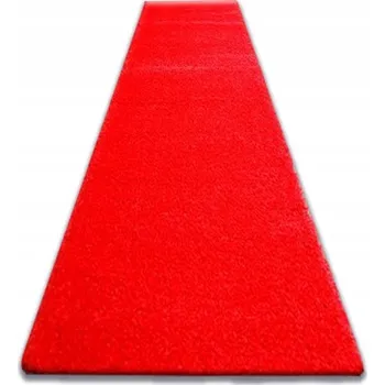 Koberec TLUSTÝ MĚKKÝ BĚHOUN SHAGGY 120 červený ^*Q1550