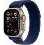Apple Watch Ultra 2 GPS + Cellular 49mm Natural Titanium Case with Blue Trail Loop - M/L MX4L3CS/A