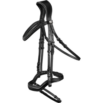 Uzdečka WALDHAUSEN X-Line New Shape II. s anatomickým nánosníkem black FULL