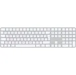 Apple Magic Keyboard s Touch ID a číselnou klávesnicí CZ bílá MXK73CZ/A