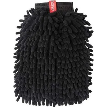Čištění pro koně Čistící rukavice HORZE Microfibre černá