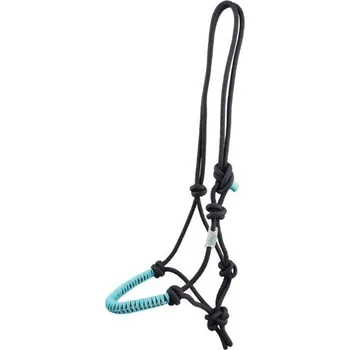 Provazová ohlávka USG Two-Toned černá COB/FULL