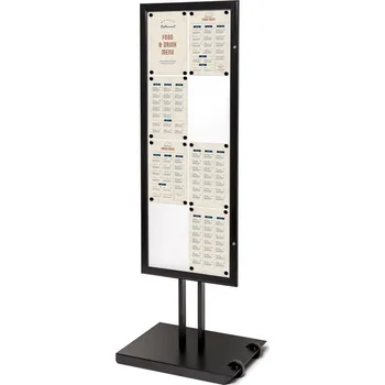 Vlajka Outdoor menu stojan s vitrínou černý 8 x A4 jednostranný 8 x A4 1ks