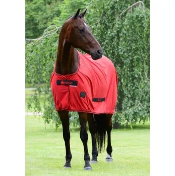 Jezdectví Transportní/odpocovací deka BUCAS Sports Line Cooler red/black 155cm