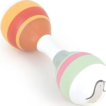 Hudební nástroj Vilac Dřevěná dvojitá rumba koule Zvířata světa Sarah Betz