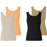 esmara® Dámské vroubkované tílko s BIO bavlnou, 2 kusy