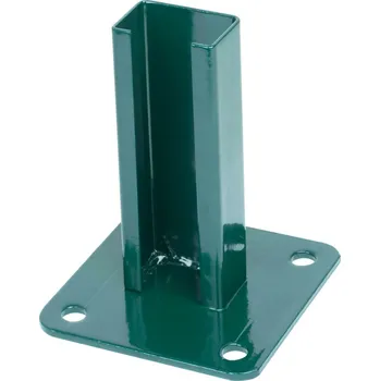 Příslušenství pro plot Strend Pro Patka Pro EUROSTANDARD, 60x40 mm, zelená, RAL6005, pro kotvení, pro sloupky