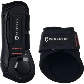 Koňské kamaše Sada šlachovek a strouhaček EQUESTRO Platinum Young Horse černé PONY