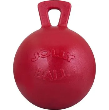 Fotbalový míč Míč pro koně JOLLY BALL 10" red