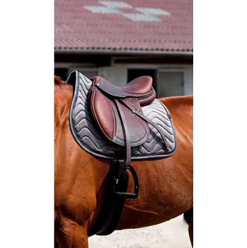 Všestranná podsedlová dečka EQUITHEME Glossy šedá VS