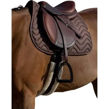 Všestranná podsedlová dečka EQUITHEME Tweedytan brown VS