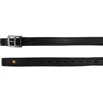 Třmenové řemeny EQUESTRO černé 145cm