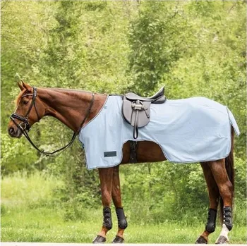 Jezdectví Jezdecká deka síťovaná WALDHAUSEN light blue/night blue 115cm