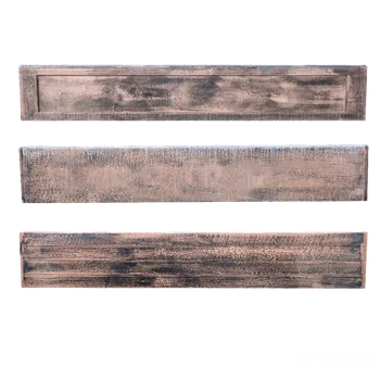 Příslušenství pro plot Diton Natur Patina plotový systém 181,5 x 4,6 x 30 cm Tvář dřeva