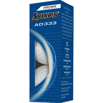 Golfový míček Srixon AD333 golfové míče - bílé 3 ks