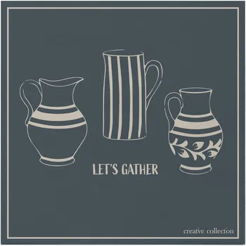 Papírový ubrousek Papírové ubrousky 20 ks 33x33 cm VILBUR Bloomingville - modré